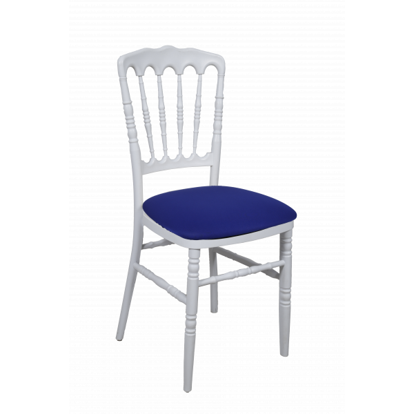CHAISE NAPOLEON assise bleu roi