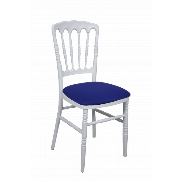 CHAISE NAPOLEON POLYPROPYLEN ASSISE LYCRA BLEU ROI