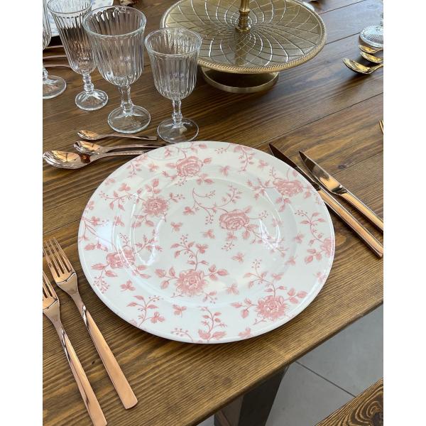 Assiette Churchil ROSE Ø28 CM