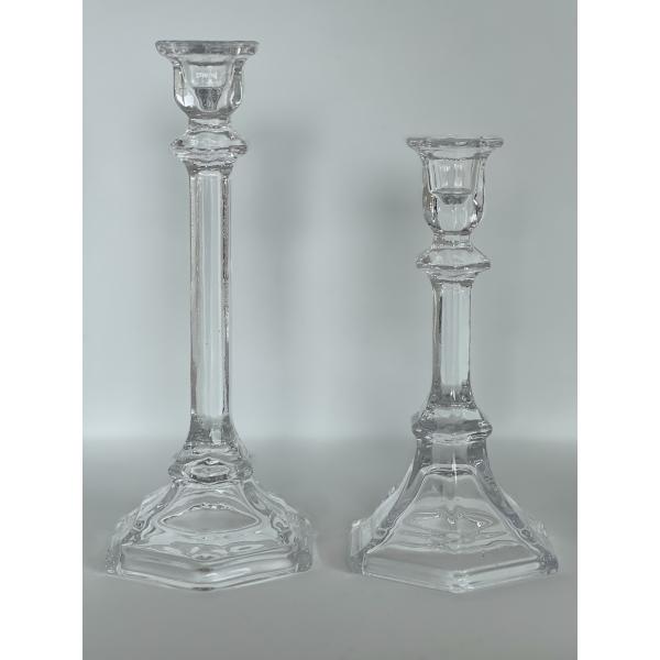 Bougeoir PM Verre 1 bougie h20cm