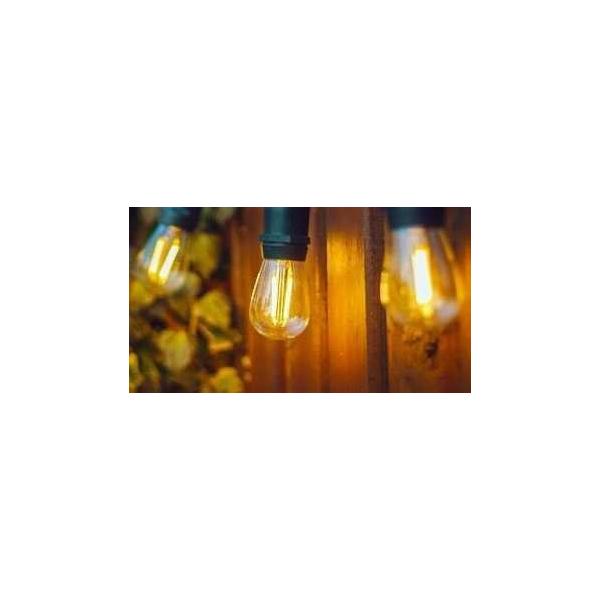 Guirlande Ginguette 20 ampoules led e27 DE 1.5w , L 10m
