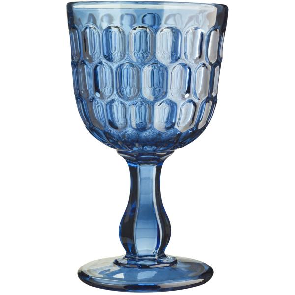 Verre à pied Isabella baroque 30cl, 9.2x15.8 cm (ØxH); bleu